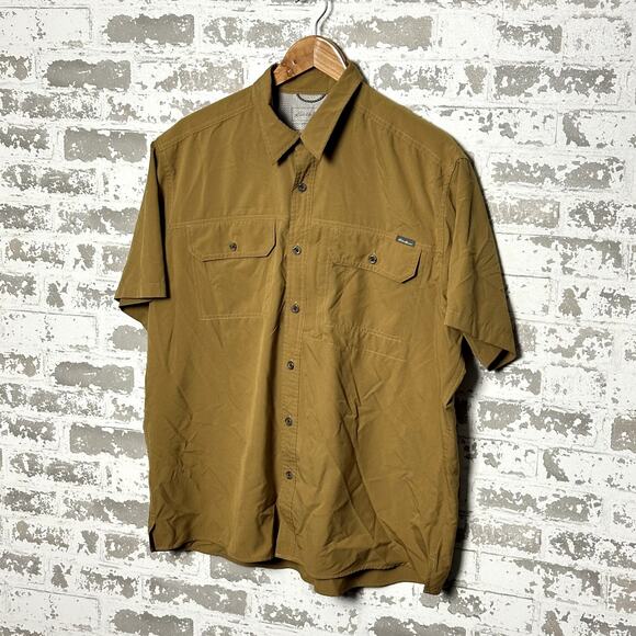 Eddie Bauer Button Up Short Sleeve Button Up Shirt Size XL - Picture 1 of 5